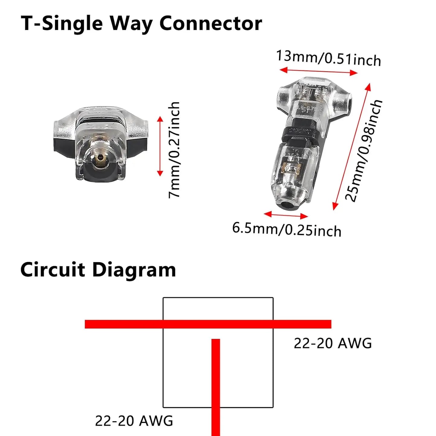Toolless Wire T-Tap (5 pack)