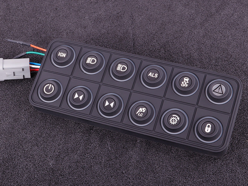 MaxxECU - CAN keypad multi color LED