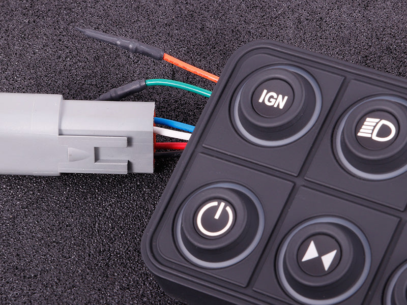 MaxxECU - CAN keypad multi color LED
