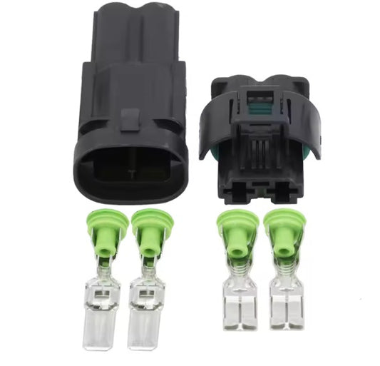 8mm 2 Pin Female And Male Sealed Connector